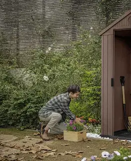 Záhradné domčeky KETER Záhradný domček CHARLES 4x4 | hnedá