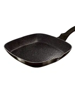 Panvice, lievanečníky BERLINGER HAUS - Panvica Gril 28cm Shiny Black