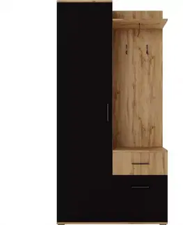 Predsieňový nábytok Predsieňový nábytok Rio wotan/čierna