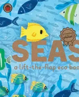 Leporelá, krabičky, puzzle knihy Seas: A lift-the-flap eco book - Carmen Saldana