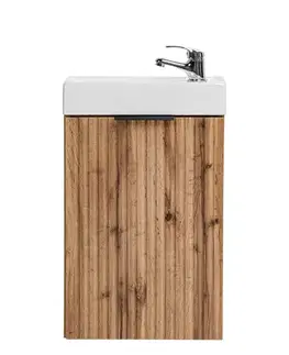 Skrinky s umývadlom ArtCom Kúpeľňová skrinka s umývadlom ADEL Oak U40/1 | 40 cm