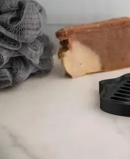 Potravinárske fólie Kinekus Mydelnička mriežkovaná 7x12x1cm plastová mix biela/čierna