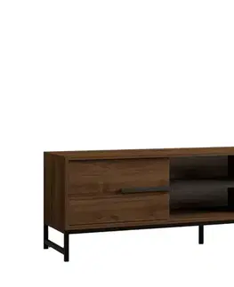 TV stolíky STEREO TV stolík na nožičkách, orech