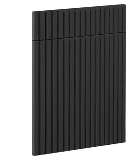 Kuchynské skrinky Čelo skrinky Luxeo F14-D60S1-AX ryfla black