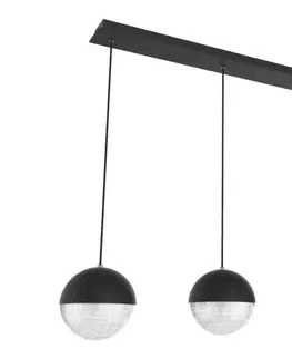 Svietidlá  LED Luster na lanku FURNI 3xLED/5W/230V čierna A0031-330