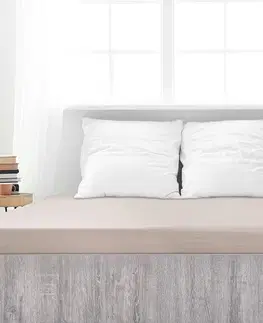 Plachty 4Home jersey prestieradlo Mako kávová, 180 x 200 cm