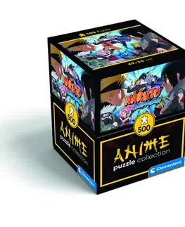 500 dielikov Puzzle v kocke Naruto 500 Clementoni