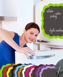 Tabule pre popis kriedou Tabuľová nálepka - Čo kúpim?