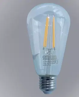 Žiarovky E27 Žiarovka FL ST64 8W/1055LM E27 230V 2700K CLEAR