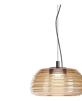 Svietidlá Redo 01-4540 - LED Stmievateľný závesný luster na lane ONDULA LED/12W/230V béžová/dymová 01-4540