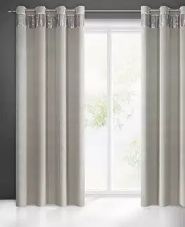 Závesy do spálne Záves JASPER 140x250 na priechodkách 386245 EUROFIRANY
