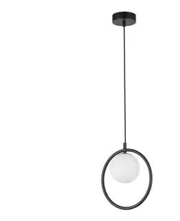 Svietidlá  Luster na lanku AQUA 1xG9/12W/230V čierna 33407