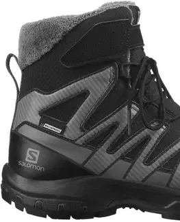 Obuv jesenná a zimná Salomon XA PRO V8 Winter CSWP Kids Veľkosť: 34 EUR
