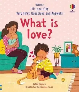 Leporelá, krabičky, puzzle knihy Very First Questions & Answers: What is love? - Katie Daynes,Daniela Sosa
