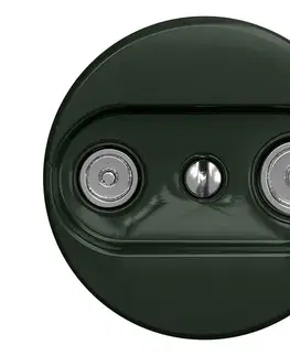 Predlžovacie káble lap - Retro účastnícka zásuvka TV+R (koncová) bez rámika zelená Z/TV/K