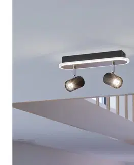 Svietidlá Eglo 901632 - LED Bodové svietidlo RIMBOCCHI LED/12W/230V hnedá/čierna 901632