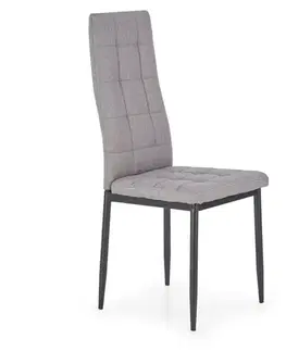 Čalúnené stoličky Stolička K292 tkanina/kov popol 45x65x98