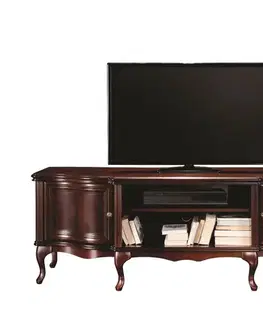 TV stolíky TARANKO Wersal W-RTV/D rustikálny tv stolík wenge