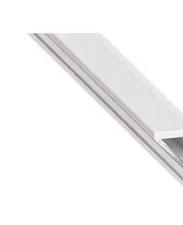 LED osvetlenie SmartLED Vstavaný profil pre LED pásy 1 m strieborný/biely 7574