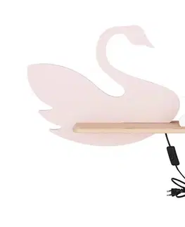 Svietidlá  LED Detské nástenné svietidlo s poličkou SWAN LED/5W/230V 21-05557