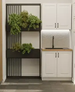 Kuchyne Kuchynská linka Stilo biela/biela 80 cm bez pracovnej dosky
