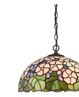 Svietidlá Prezent  - Luster na reťazi TIFFANY 2xE27/60W/230V 