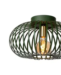 Svietidlá Lucide 78174/40/33 - Stropné svietidlo MANUELA 1xE27/60W/230V pr. 39,5 cm zelená 78174/40/33