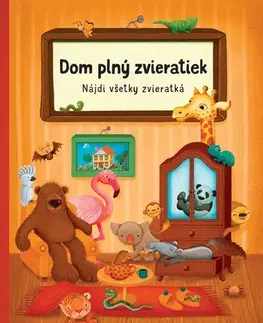 Leporelá, krabičky, puzzle knihy Dom plný zvieratiek - Sabina Konečná,Zuzana Krutá,Katarína Ondrušová