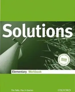 Učebnice a príručky Solutions Elementary Workbook - Tim Falla