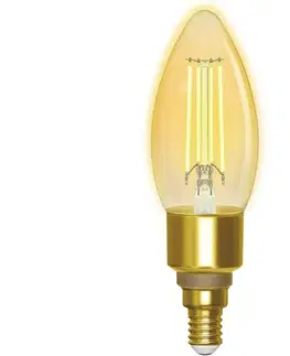 LED osvetlenie  B.V. LED Stmievateľná žiarovka FILAMENT C35 E14/4,5W/230V 2700-6500K Wi-Fi -  S10201BS5
