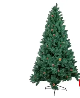 Vianočné dekorácie Eurolamp Vianočný stromček CEDAR 210 cm jedľa 600-30657