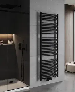 Radiátory do kúpeľne MEXEN - Ares vykurovací rebrík/radiátor 1800x600 mm, 958 W, čierna W102-1800-600-00-70