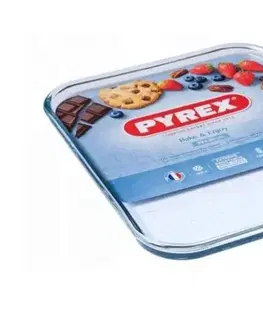 Pekáče a zapekacie misy PYREX Forma / podnos / na pečenie, viacúčelová, 32x26x2cm, sklo číre PYREX