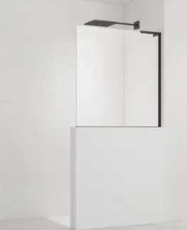 Sprchové dvere Sprchová zástena SAT walk-in 120 cm na zníženú priečku SATBWIS120ZAVPC SATBWIS120ZAVPC