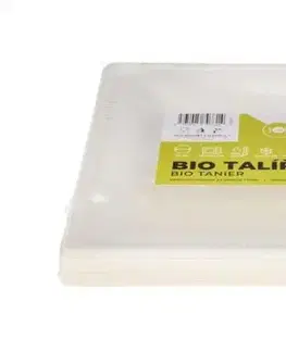Taniere Kinekus Tanier hranatý 16x16cm sada 12ks jednorázový BIO