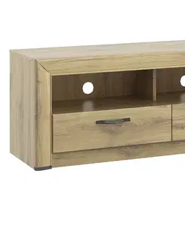 TV stolíky KONDELA Safari 2S tv stolík dub navarra