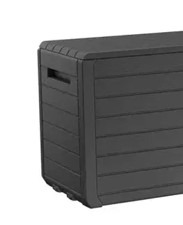 Úložné boxy a chladničky KETER Úložný box ATALAS | grafit 270L