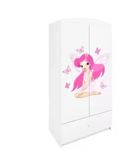 Skrine do izieb Skriňa Babydreams Biely – Víla 2