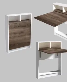 Jedálenské stoly CLIP sklápací jedálenský stolík, patara