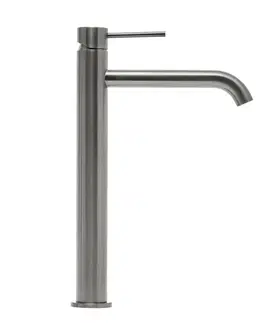 Kúpeľňové batérie Vysoká umývadlová batéria SAT Aurum bez výpuste brúsený gun metal SATBAUR285BGM SATBAUR285BGM