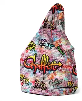 Taburetky Sedací vak Bag Graffiti