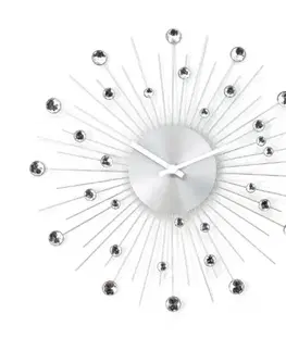Nástenné hodiny Hodiny GH2317 50x4 cm diamond silver