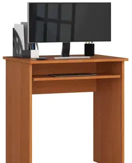 Písacie stoly Moderný písací stôl RAST, jelša