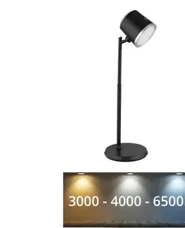 Lampy Globo 58454B - LED stmievateľná dotyková stolná lampa MEEYA LED/6W/3,7V čierna 58454B