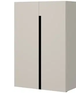 Komody do spálne Komoda Slim 2D S03 kašmír