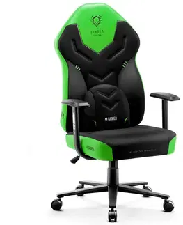 Otočné kreslá Detské herné kreslo Diablo X-Gamer 2.0 green emerald