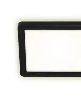 Svietidlá Briloner 3010-015 - LED Stropné svietidlo LED/8W/230V 19x19 cm čierna IP44 3010-015