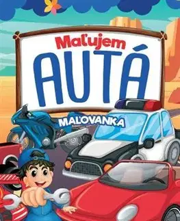 Nalepovačky, vystrihovačky, skladačky Maľujem autá
