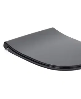 WC dosky WC doska VitrA Sento duroplast čierna 120-083R009 120-083R009