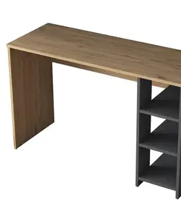 Konferenčné stolíky Pracovní stůl Hamen Walnut and Anthracite